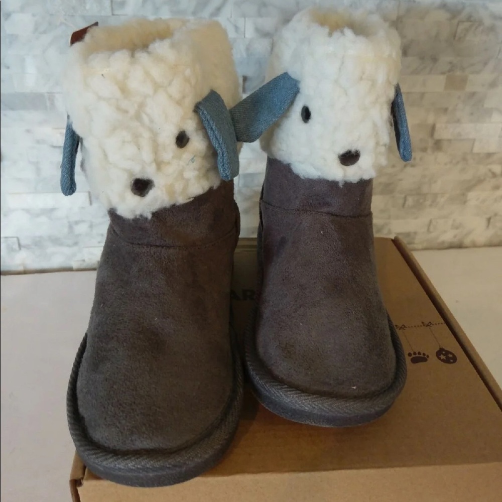 Toddler doggy Suede boots